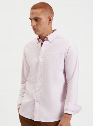 Ben Sherman Brighton Oxford Organic シャツ ピンク | 546982-VLW