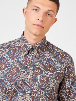 Ben Sherman Signature Paisley シャツ カラー | 750368-WMK