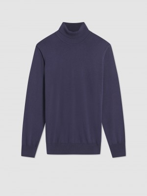 Ben Sherman Signature Roll Neck ニットウェア 紫 | 951043-QPJ