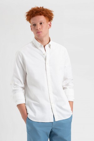 Ben Sherman St. Ives Resort Oxford シャツ 白 | 346812-JBM