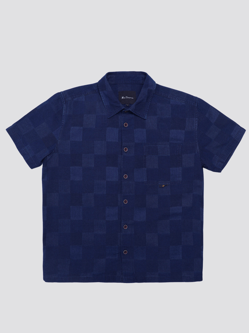 Ben Sherman B by Ben Sherman Indigo Check シャツ ネイビー | 956420-HMZ