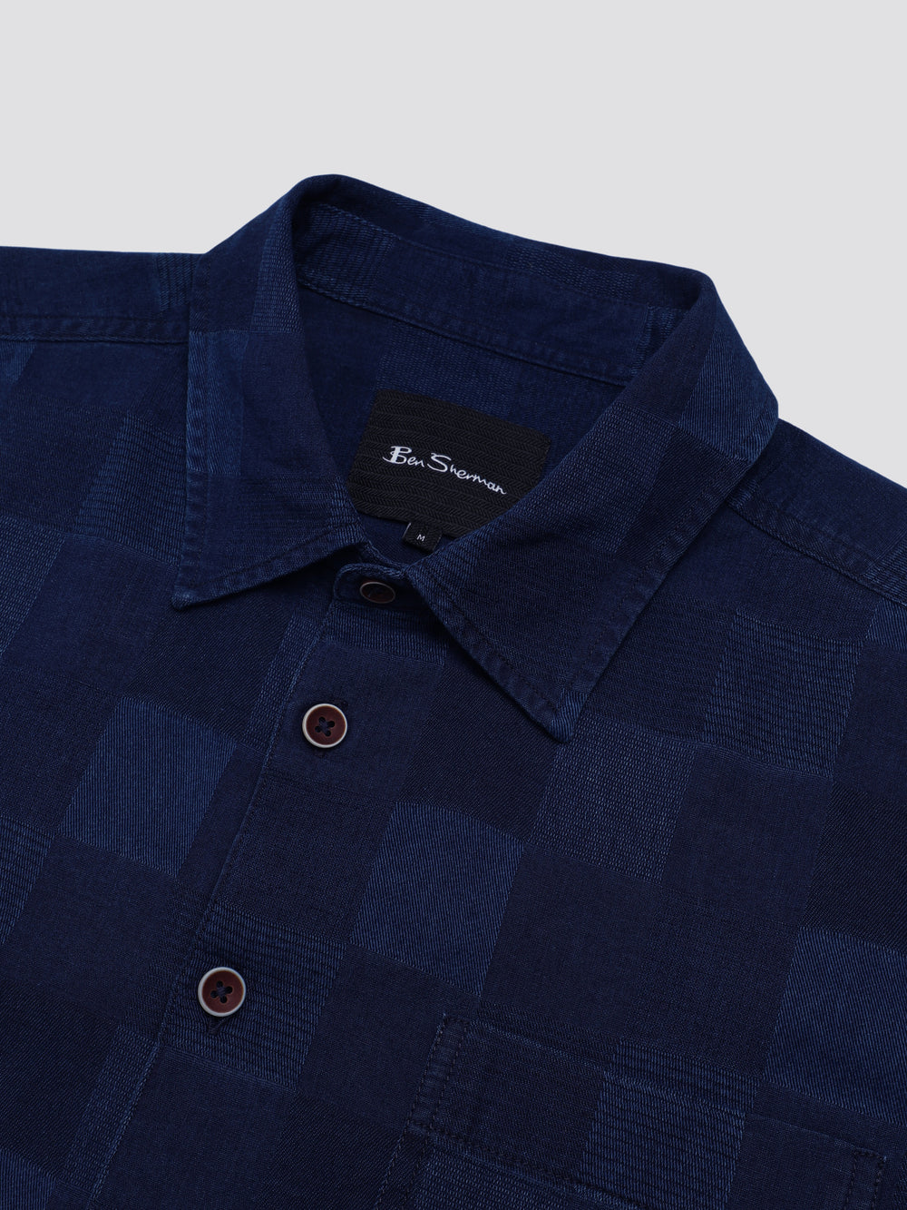 Ben Sherman B by Ben Sherman Indigo Check シャツ ネイビー | 956420-HMZ