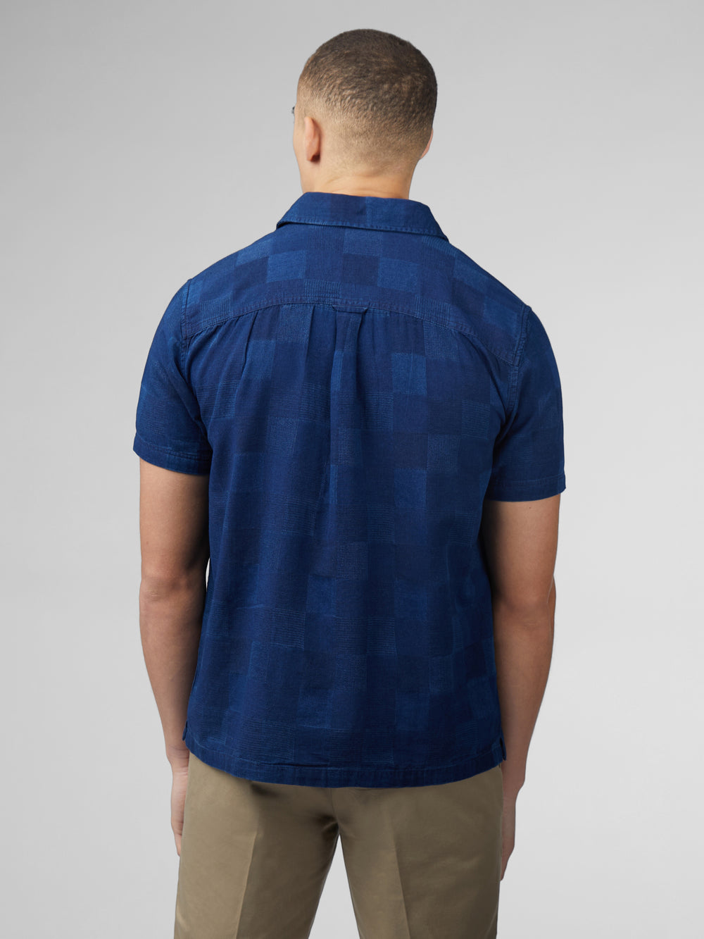 Ben Sherman B by Ben Sherman Indigo Check シャツ ネイビー | 473956-AKV