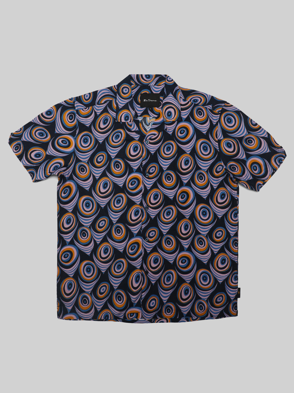 Ben Sherman B by Ben Sherman Psychedelic Print シャツ 紫 | 710426-BMS