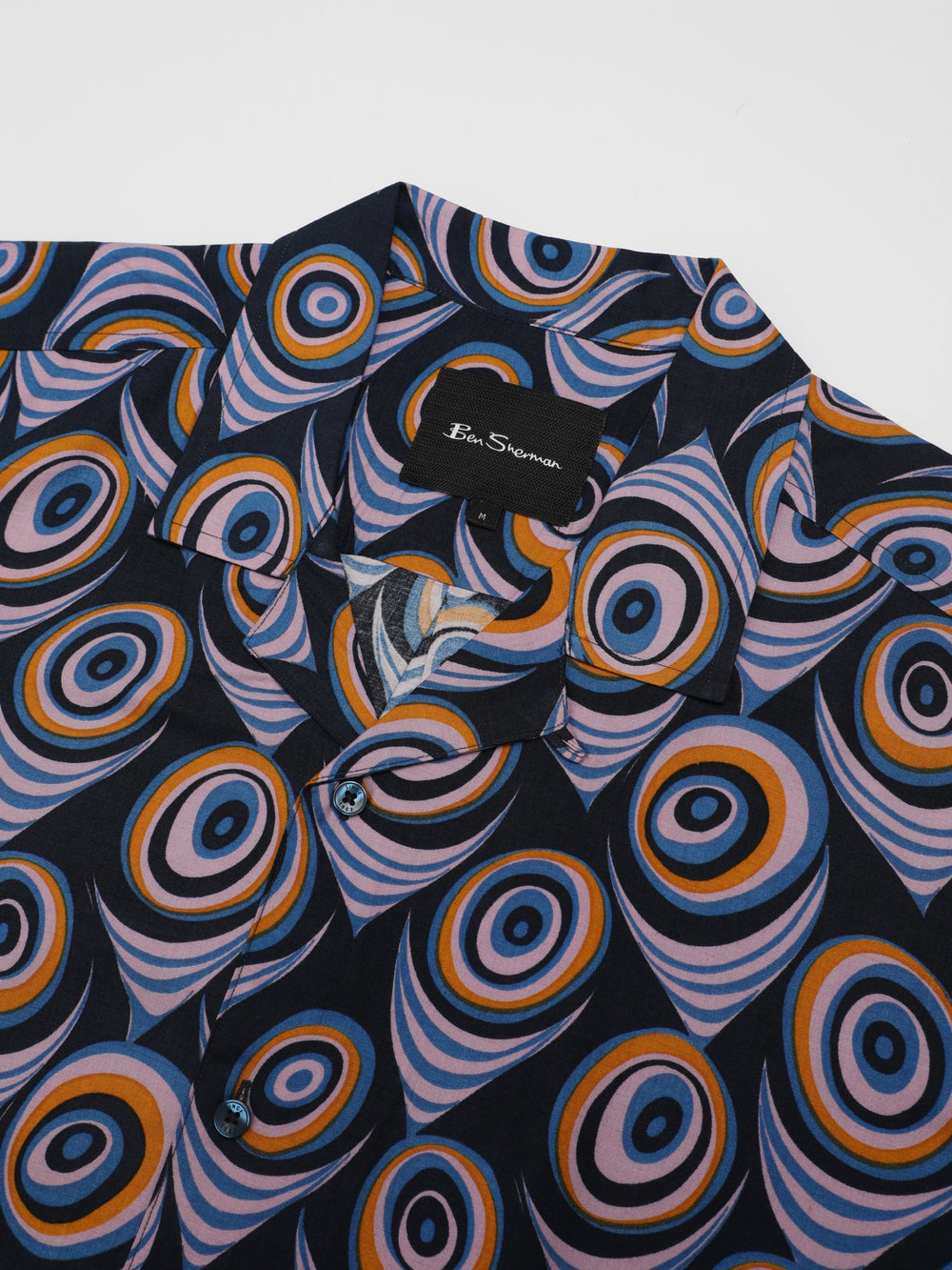 Ben Sherman B by Ben Sherman Psychedelic Print シャツ 紫 | 710426-BMS