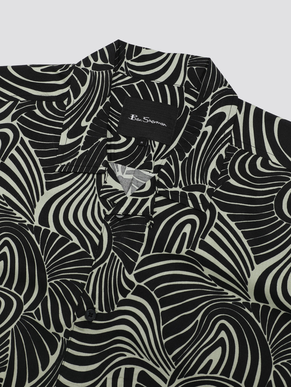 Ben Sherman B by Ben Sherman Psychedelic Swirl Print シャツ Mint | 357269-EZI