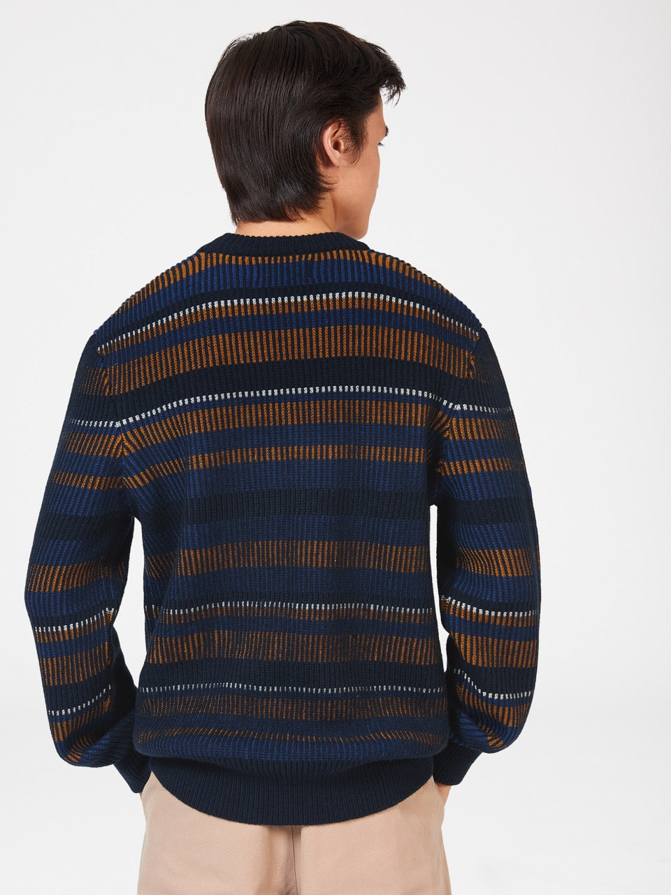 Ben Sherman B by Ben Sherman Stripe ニットウェア ネイビー | 875390-YWV