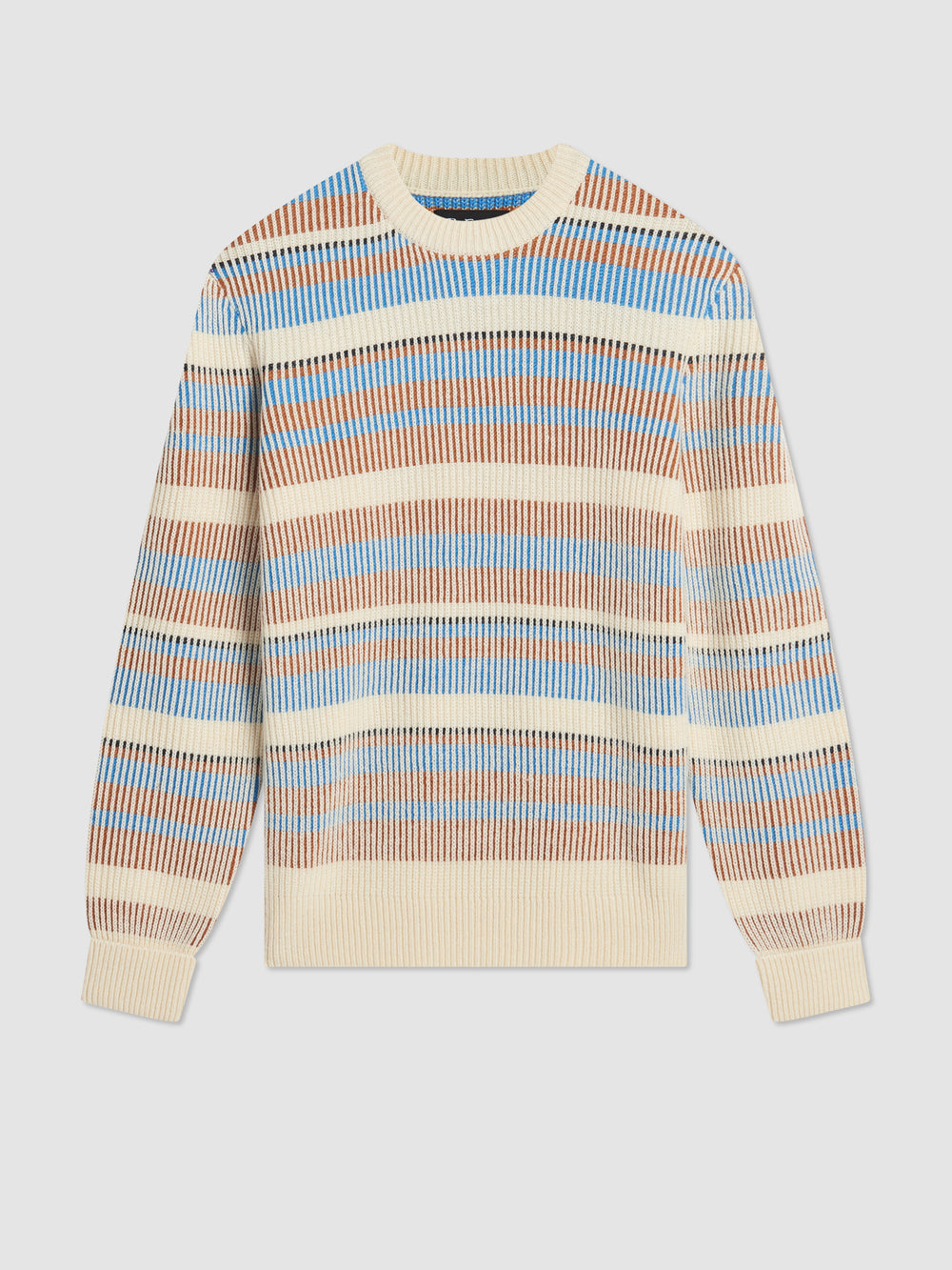 Ben Sherman B by Ben Sherman Stripe ニットウェア 白 | 849326-JXA