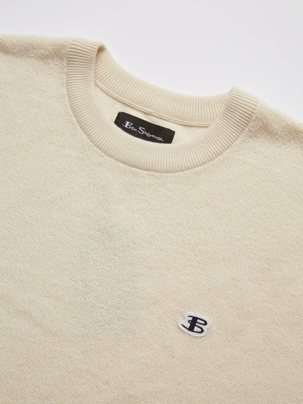 Ben Sherman B by Ben Sherman Textured ニットウェア 白 | 673912-HAU