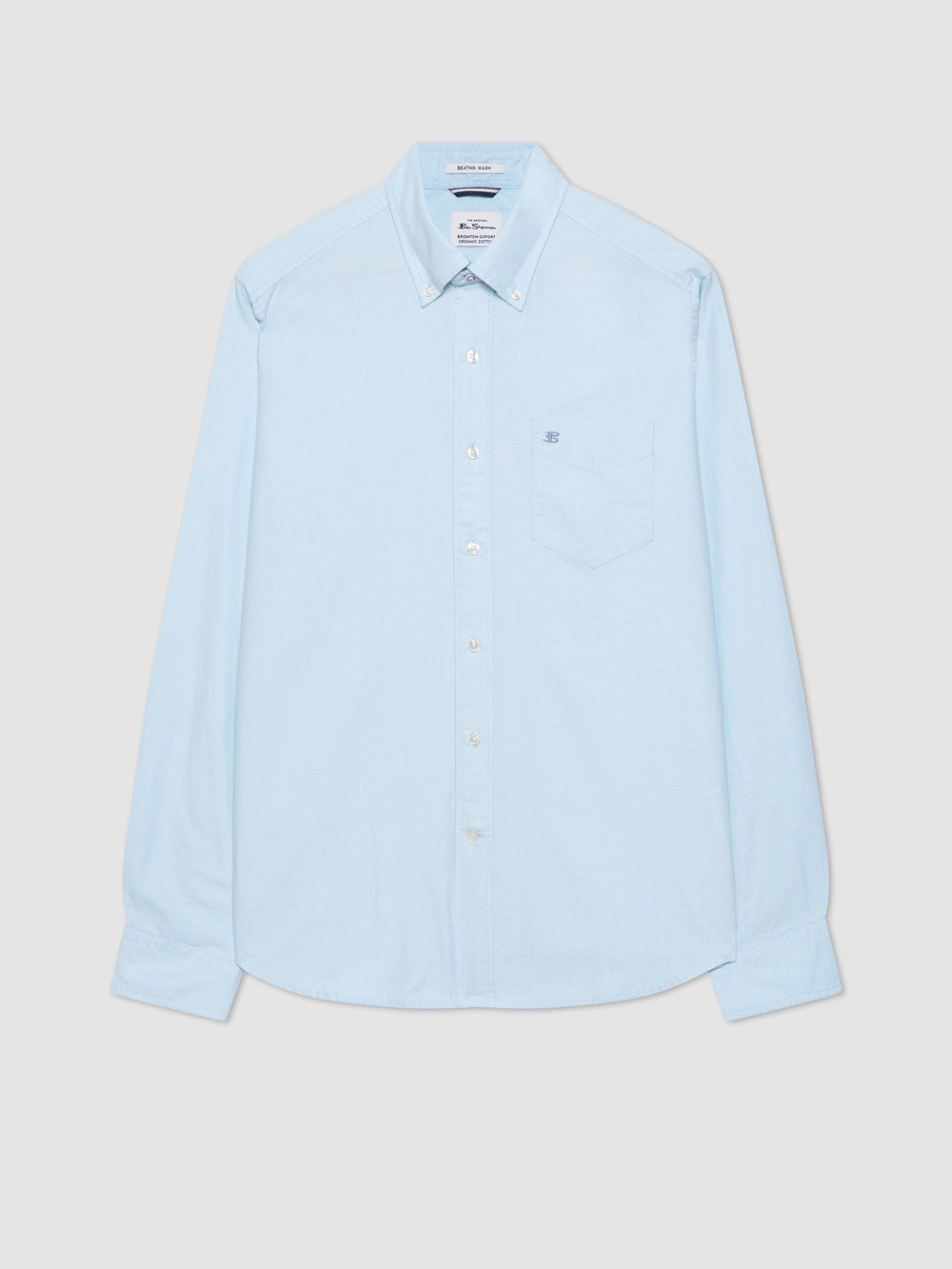 Ben Sherman Brighton Oxford Organic シャツ 青 | 192536-XNV