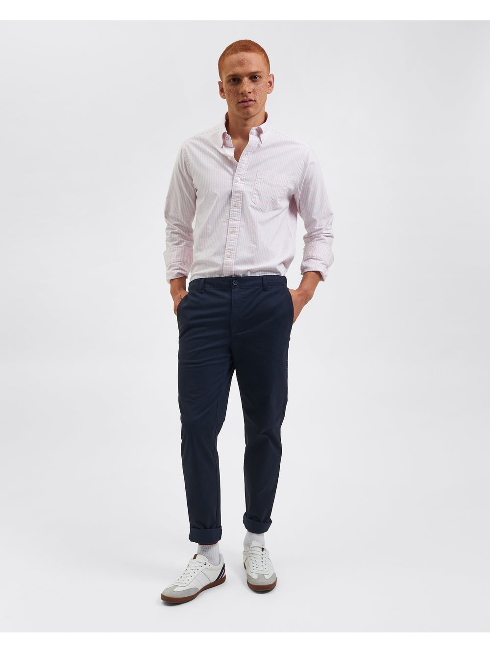 Ben Sherman Brighton Oxford シャツ ピンク | 156047-AFZ