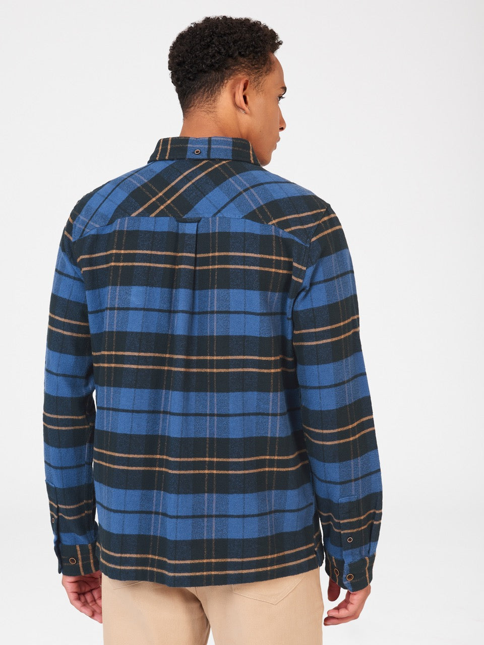 Ben Sherman Brushed Ivy Check シャツ 青 | 213498-NIT