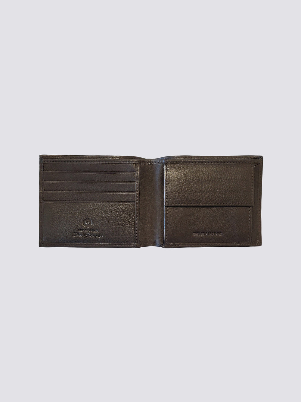 Ben Sherman Cooke Bill Fold Leather 財布 ブラウン | 763019-SNE