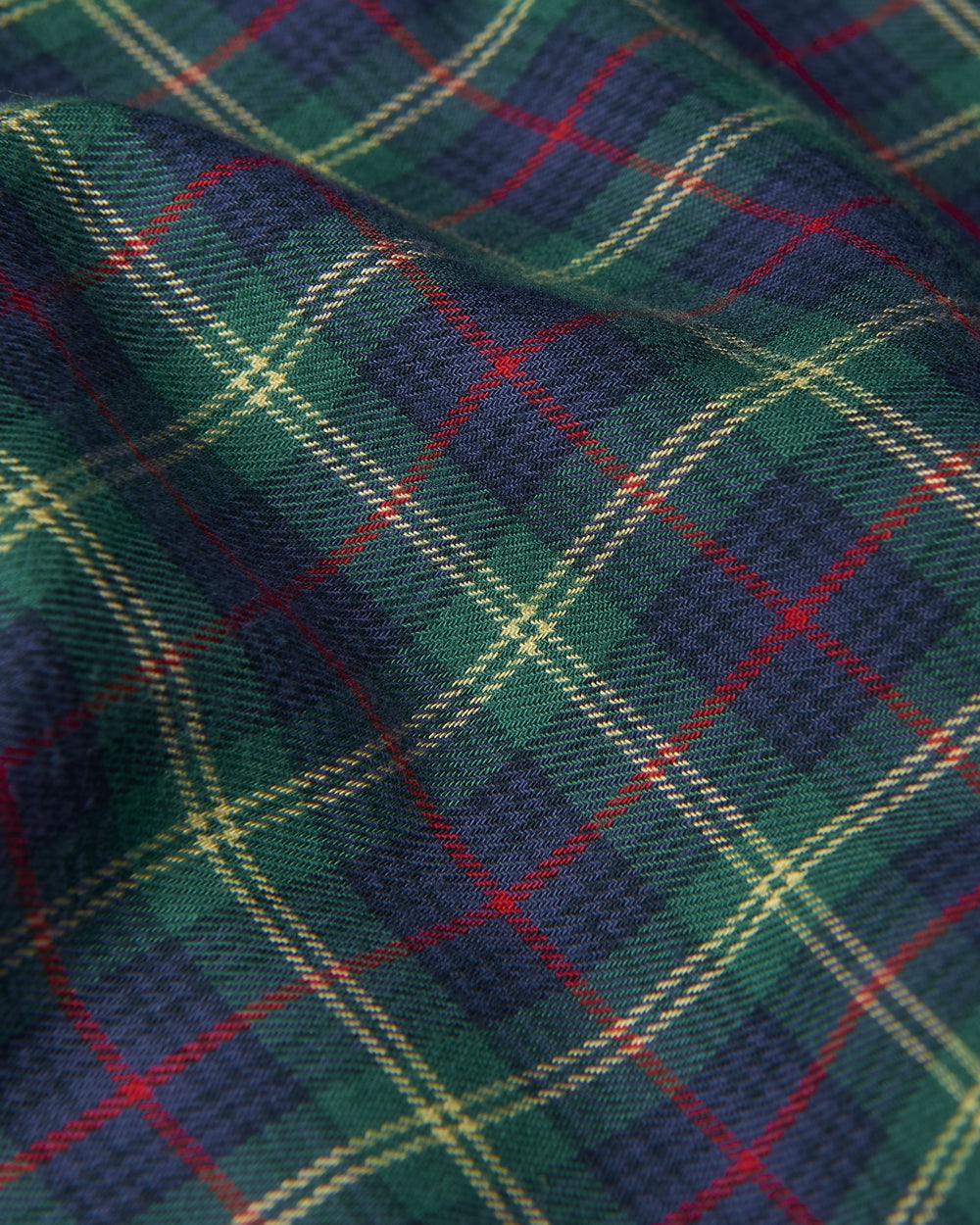 Ben Sherman House Tartan Twill シャツ 緑 | 651408-JAR