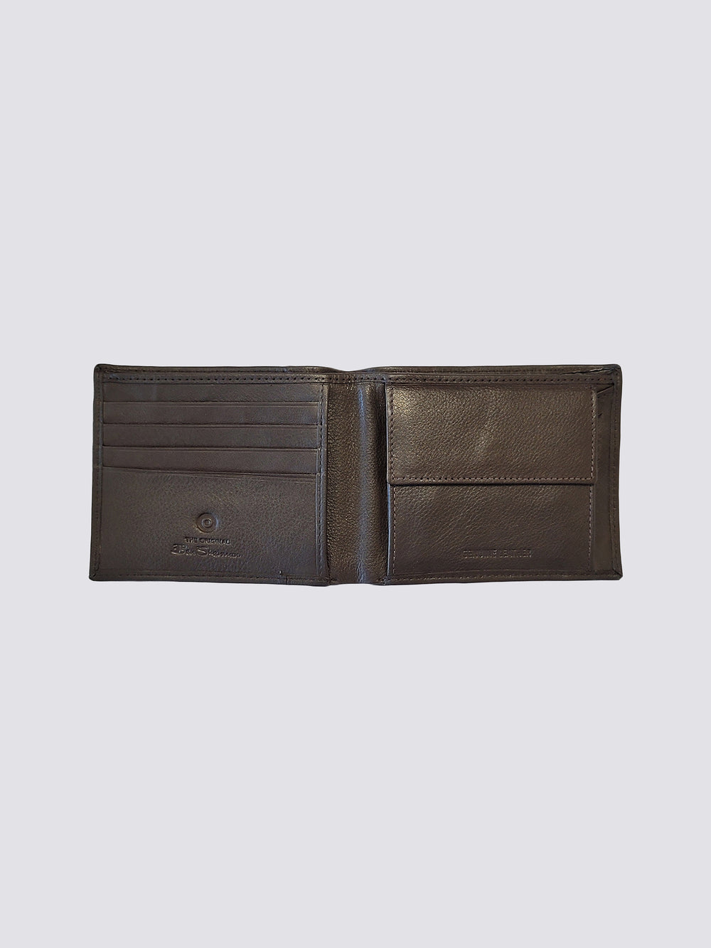 Ben Sherman Irvine Bill Fold Leather 財布 ブラウン | 493652-ODI