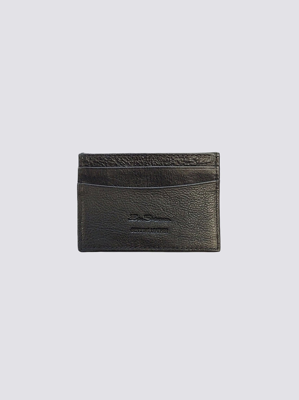 Ben Sherman Koki Leather Card Holder 財布 黒 | 063192-PWS