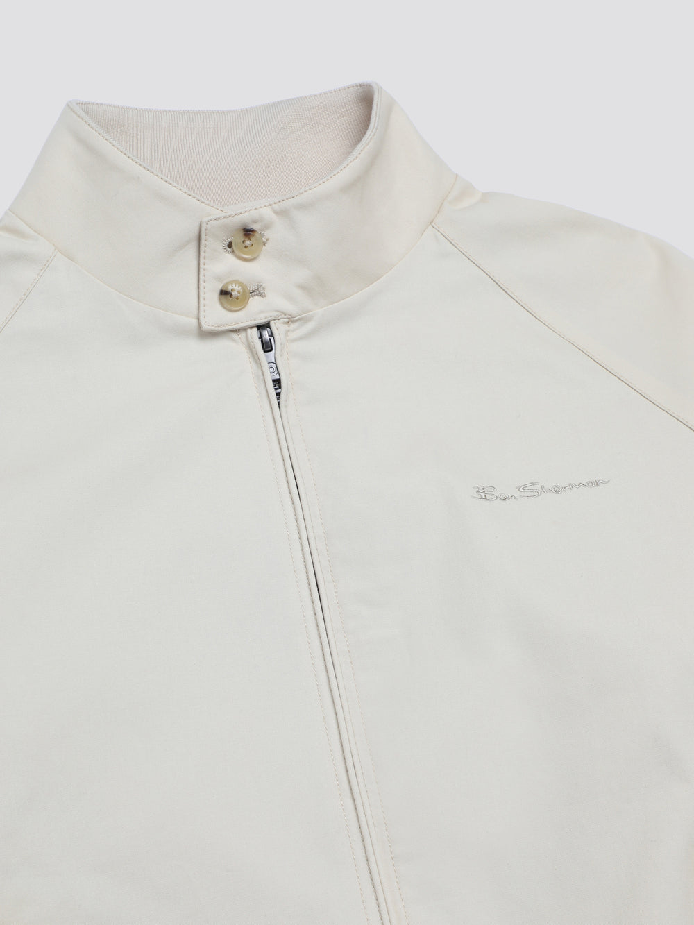 Ben Sherman Signature Harrington ジャケット Weiß | 036415-GZE