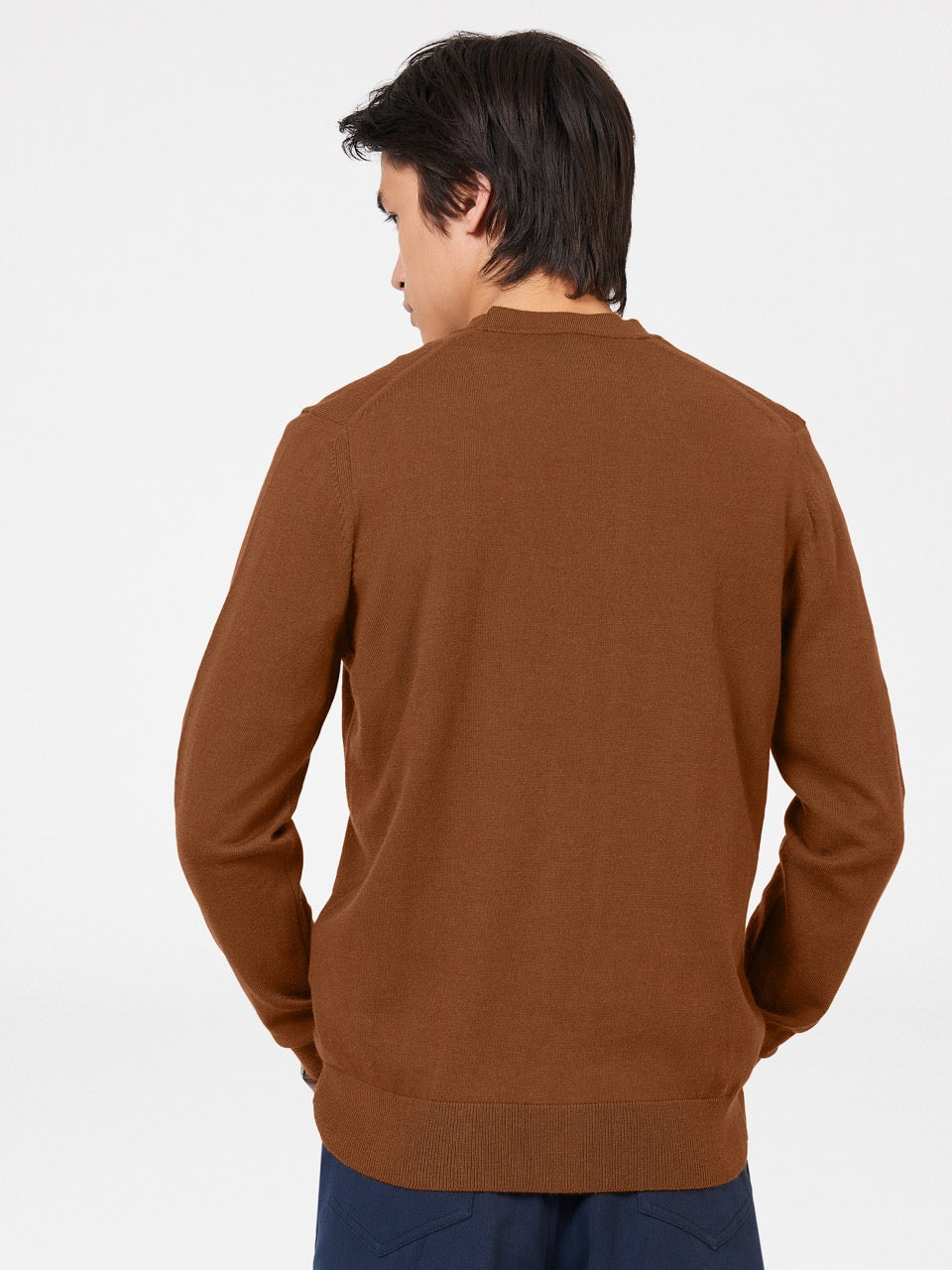 Ben Sherman Signature Merino Cardigan ニットウェア ブラウン | 385602-GDT