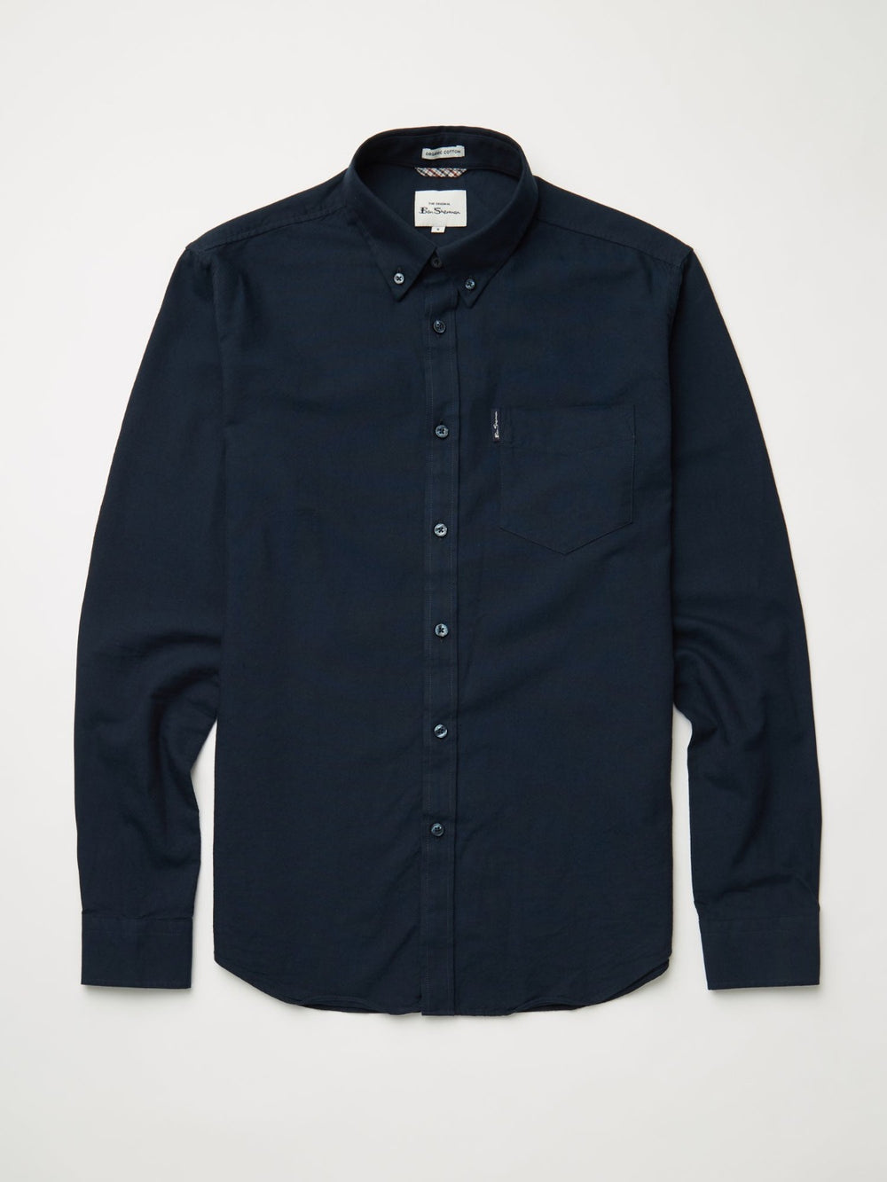 Ben Sherman Signature Organic Oxford シャツ ネイビー | 308564-NSL