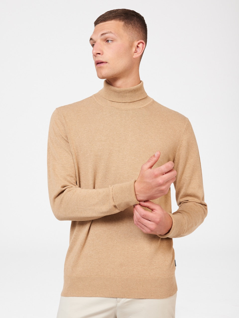 Ben Sherman Signature Roll Neck ニットウェア グレー | 407196-CRK