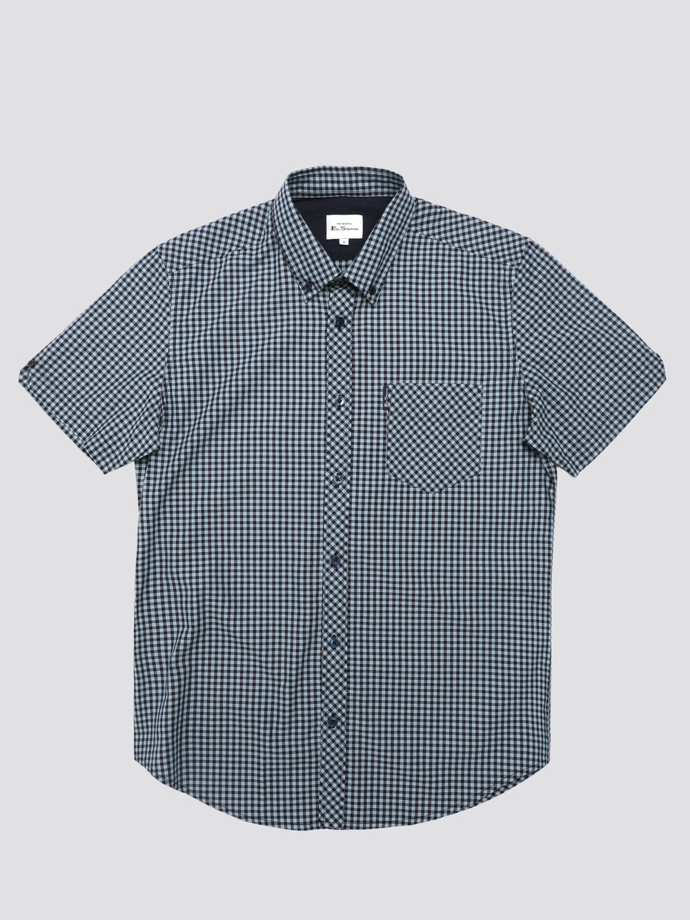 Ben Sherman Signature Short Sleeve Gingham シャツ 青 | 243659-ALS