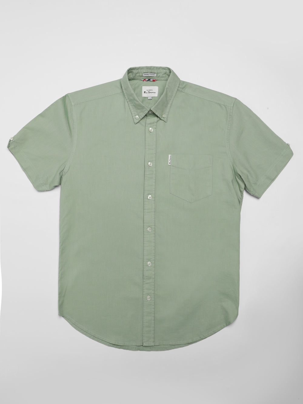 Ben Sherman Signature Short Sleeve Oxford シャツ 緑 | 179203-RNZ