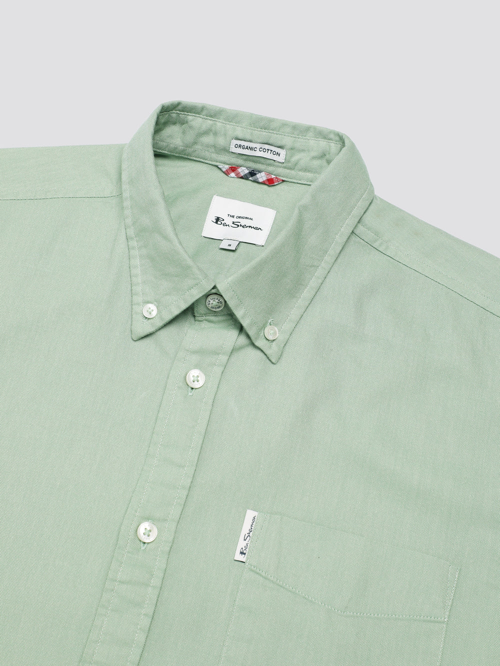 Ben Sherman Signature Short Sleeve Oxford シャツ 緑 | 179203-RNZ