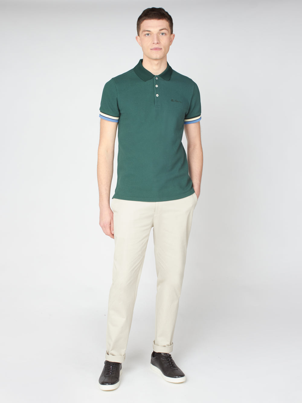 Ben Sherman Signature Slim Stretch Chino パンツ 白 | 246310-MJC