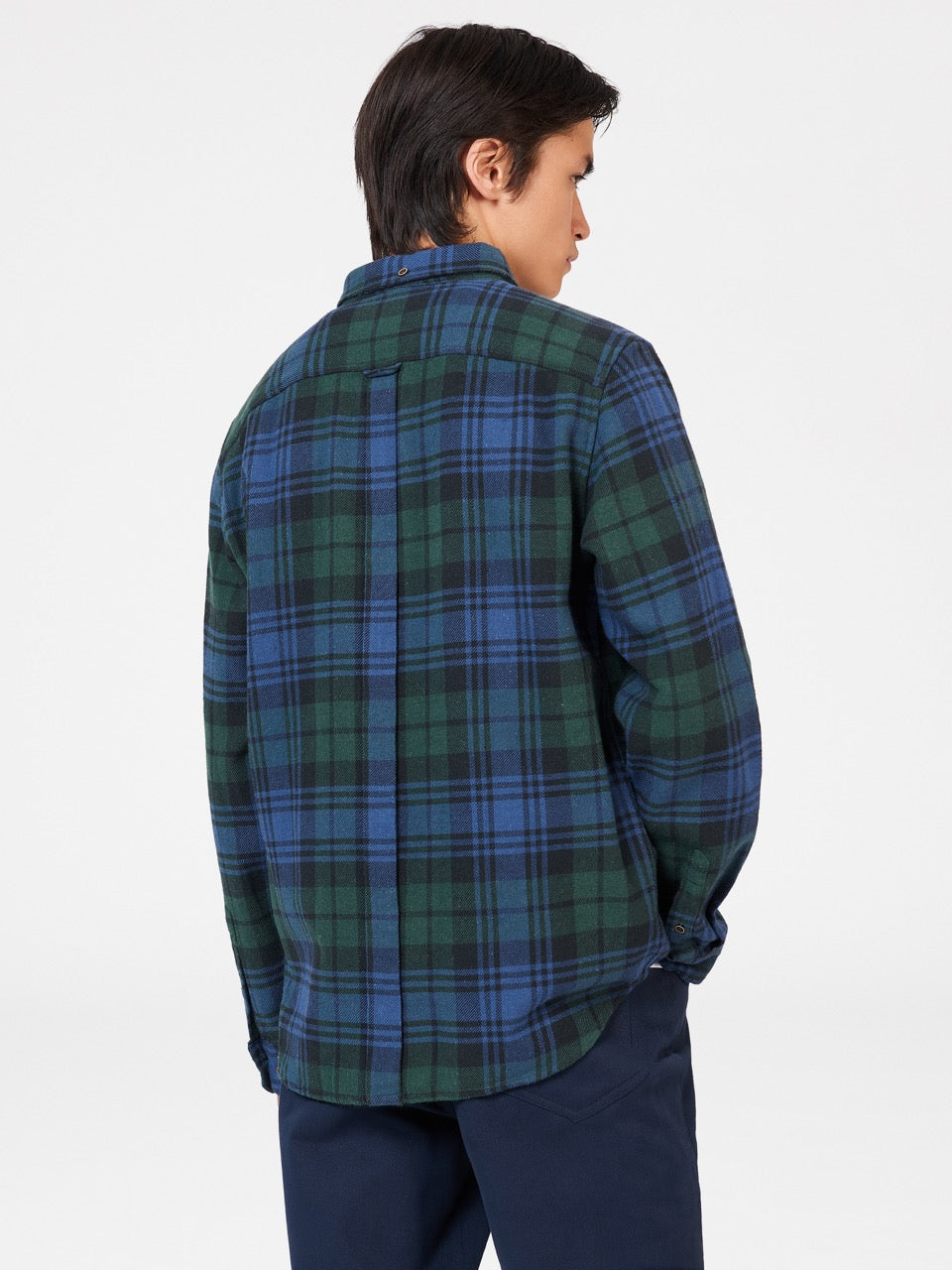 Ben Sherman Signature Tartan Check シャツ 緑 | 120598-FMD