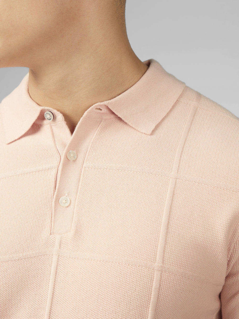 Ben Sherman Signature Textured Polo ニットウェア ピンク | 421083-IJZ