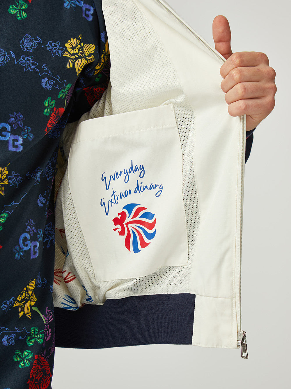 Ben Sherman Team GB Taped Track Top ジャケット 白 | 865732-SWK