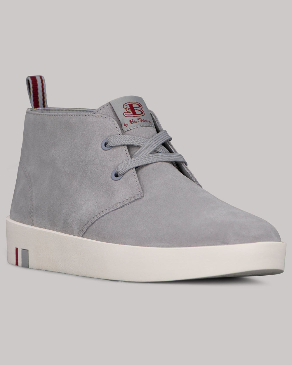 Ben Sherman Thames Chukka ブーツ 白 赤 | 784532-VSQ