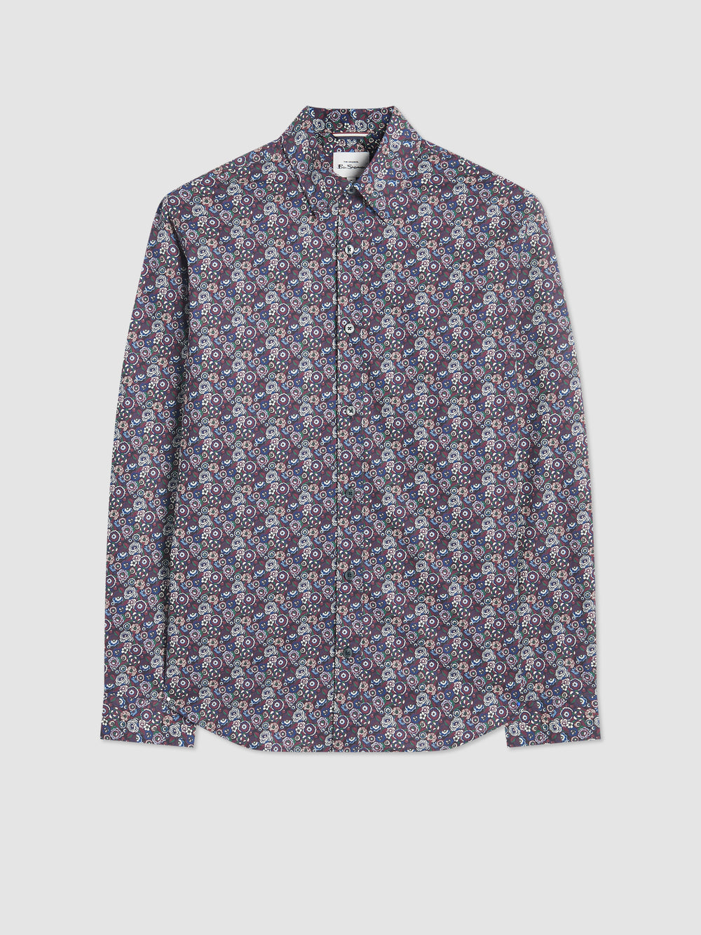 Ben Sherman Winter Floral シャツ 紫 | 135048-IQT